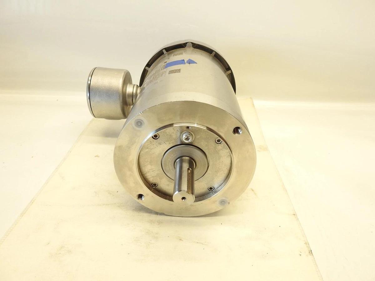 New Genuine Leeson Wash Down Motor, CZ145T17UK1E, 2 / 1-1/2 HP , 230/190 Volt