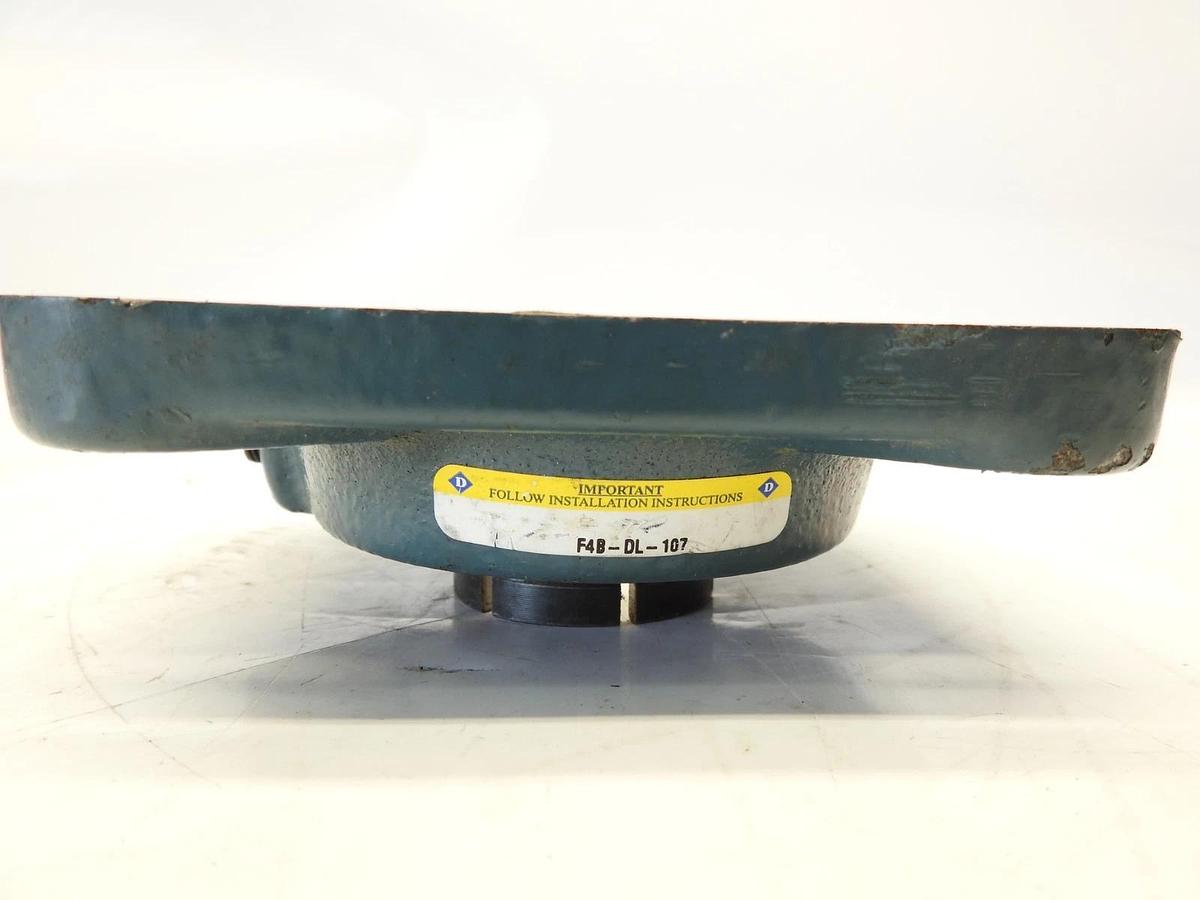Dodge F4B-DL-107 1-7/16" bore 4-Bolt Flange Ball Bearing with Concentric Collar