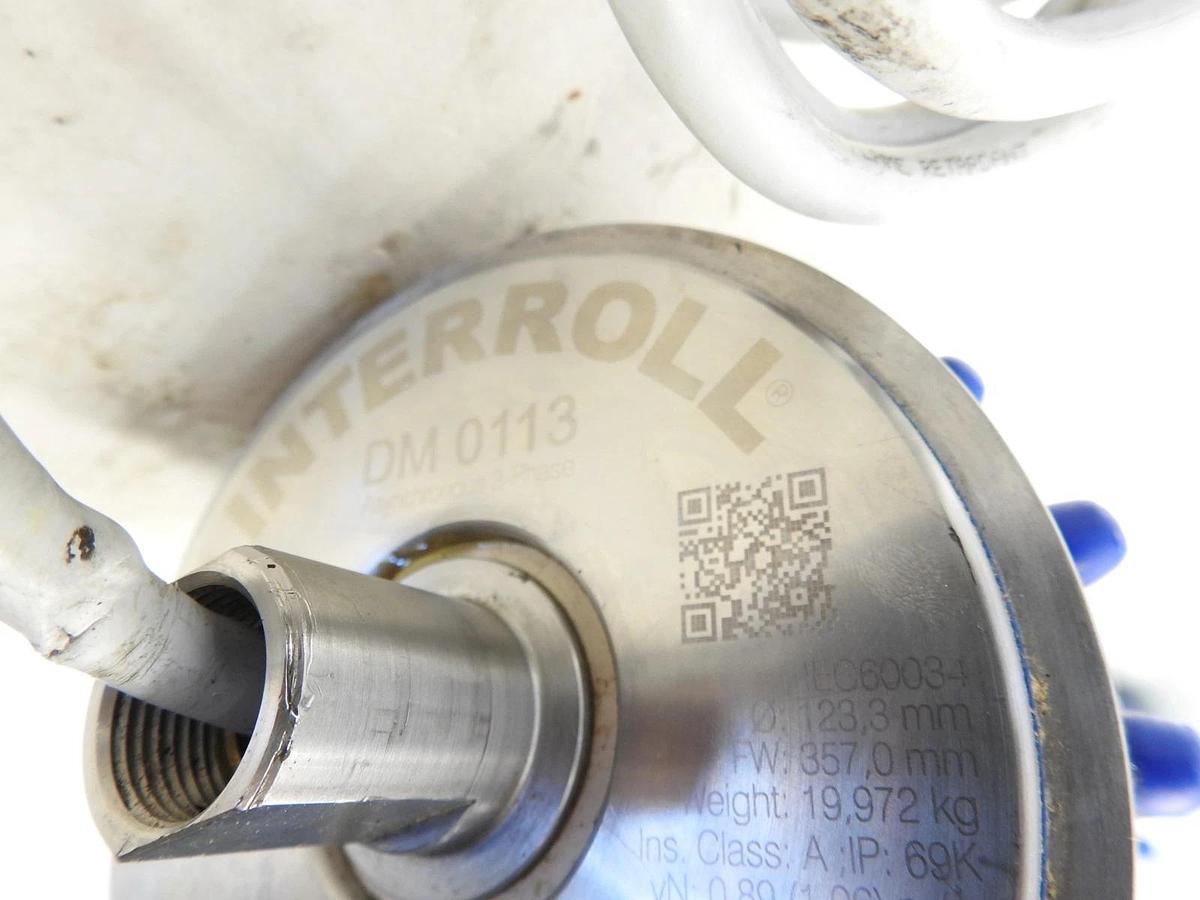 New Interroll DM0113 Drum Motor 5" Motorized Lagged Drive Pulley 230/460V 3PH