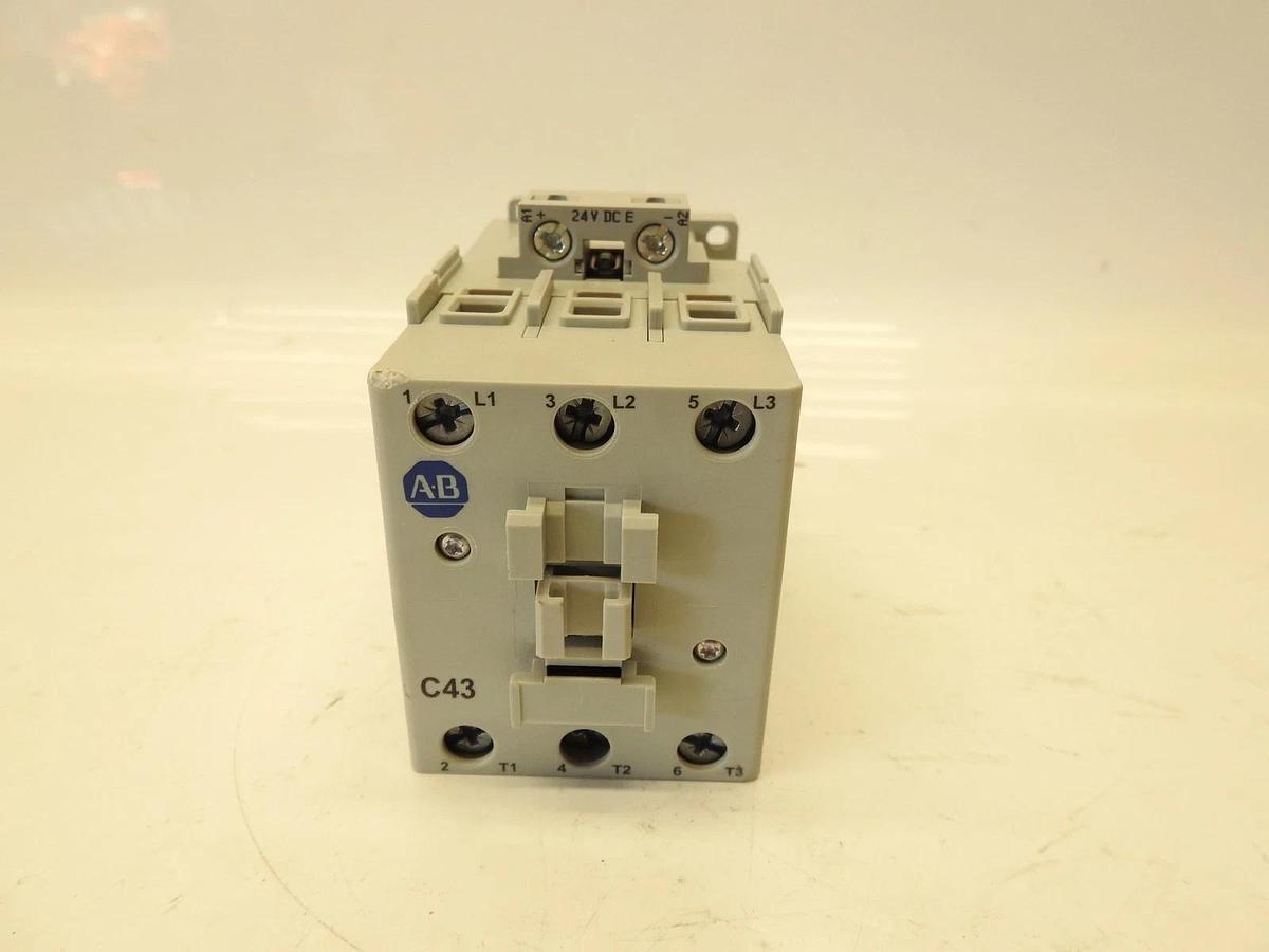 New Oem ALLEN-BRADLEY 100-C43*00 3 POLE NON-REVERSING 3 PHASE DIN RAIL 48 V
