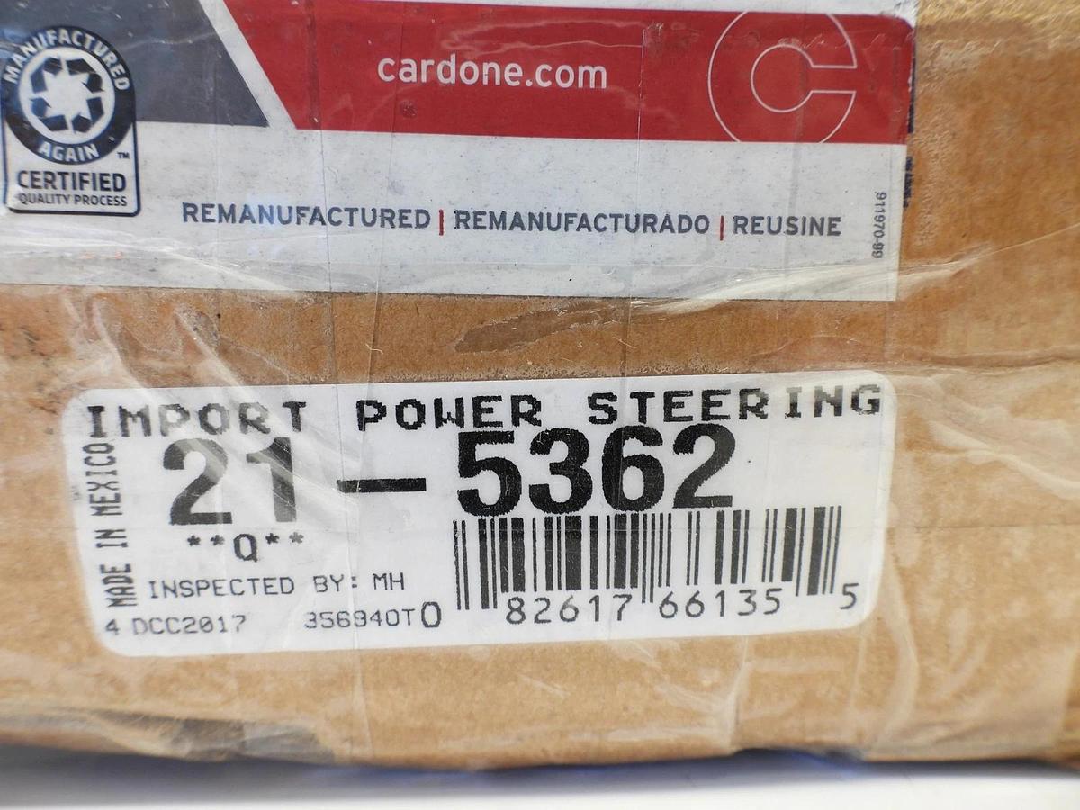 Cardone Reman Power Steering Pump P/N:21-5362