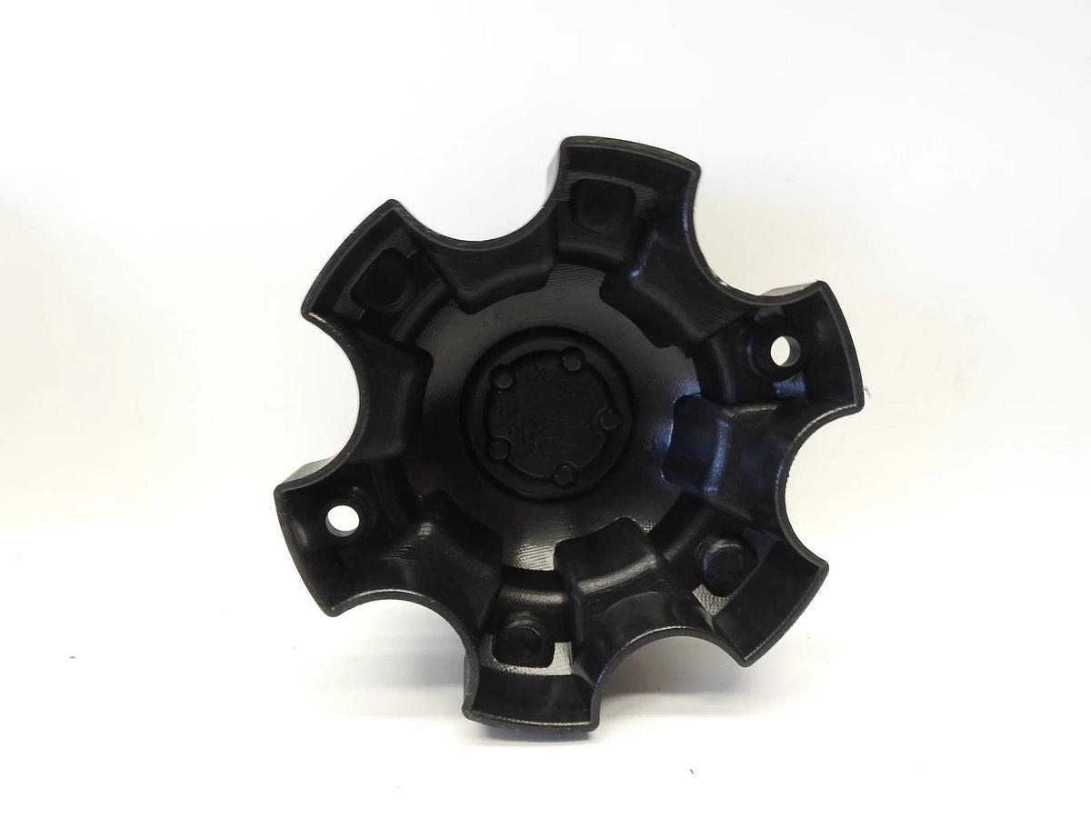 Set Of 4 Ultra Motorsports 8 Lug Black Wheel Center Hub Cap 89-9880B