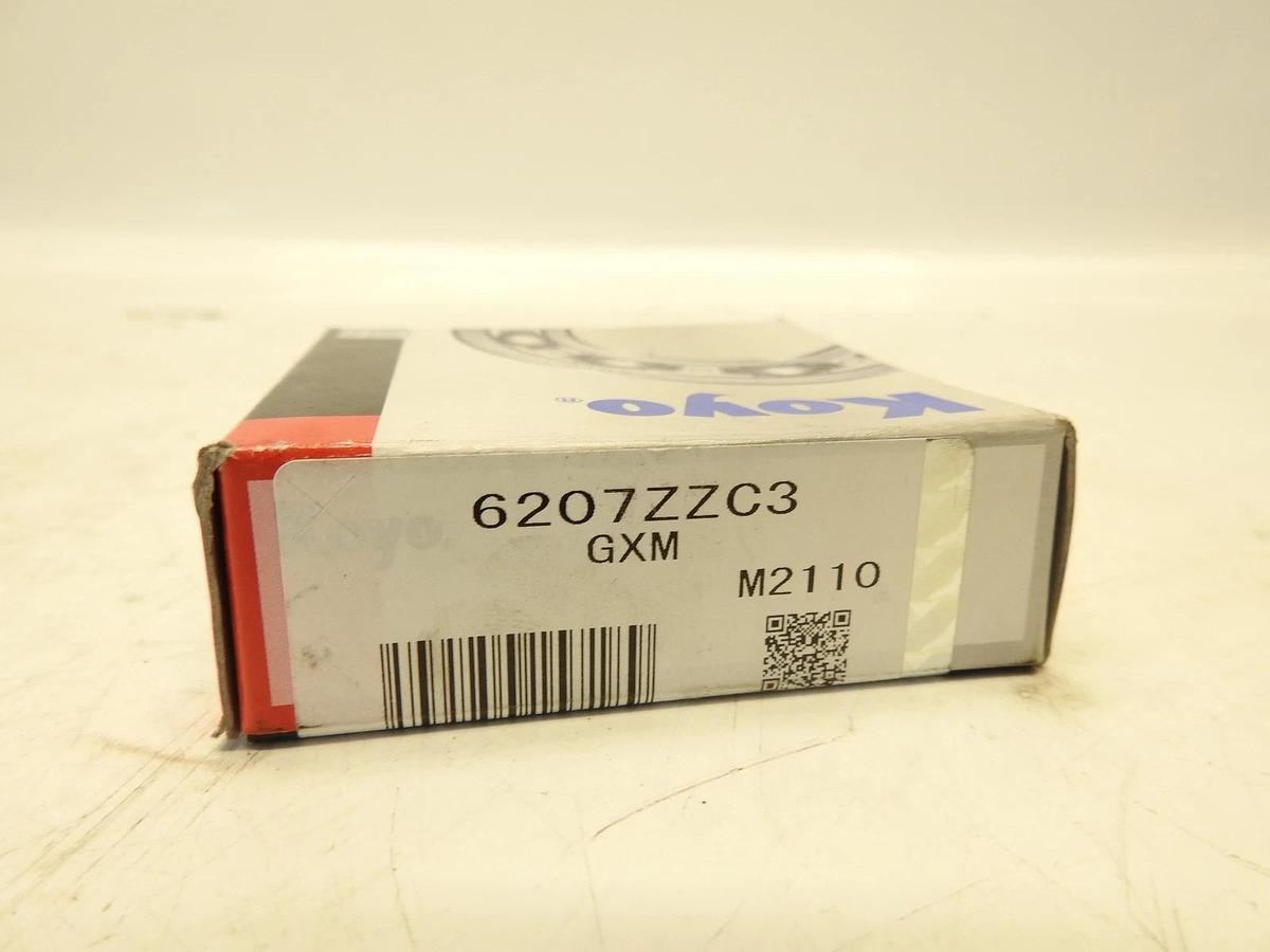 Koyo 6207 ZZC3, Single Row Radial Bearing (SKF 2Z, Fafnir/Timken 207KDD, NSK)
