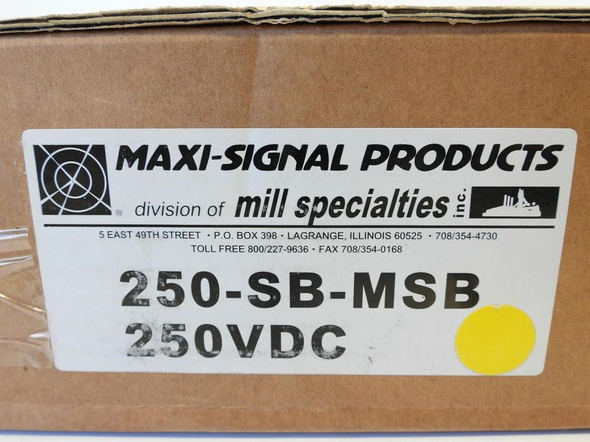 Maxi Signal 120-SB-MSB-R Steady Burn LED Medium Base 120V AC Yellow