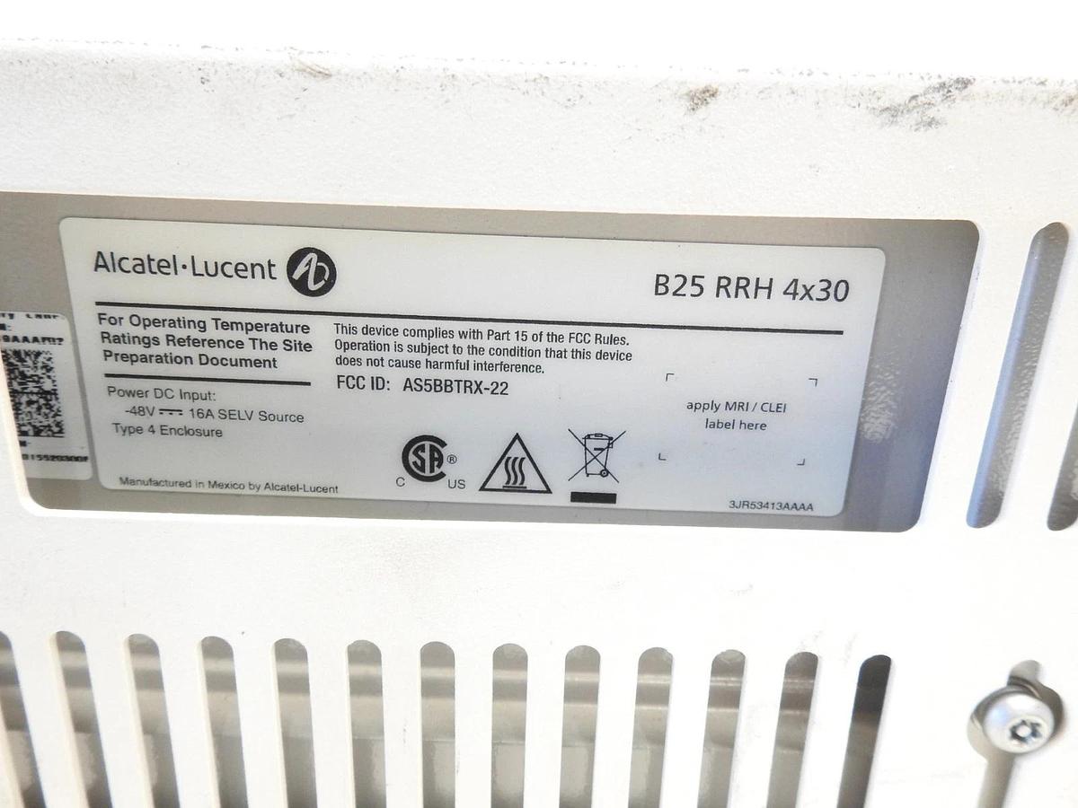 New Genuine Alcatel Lucent B25 RRH 4X30 AS5BBTRX-22 Remote Radio Head