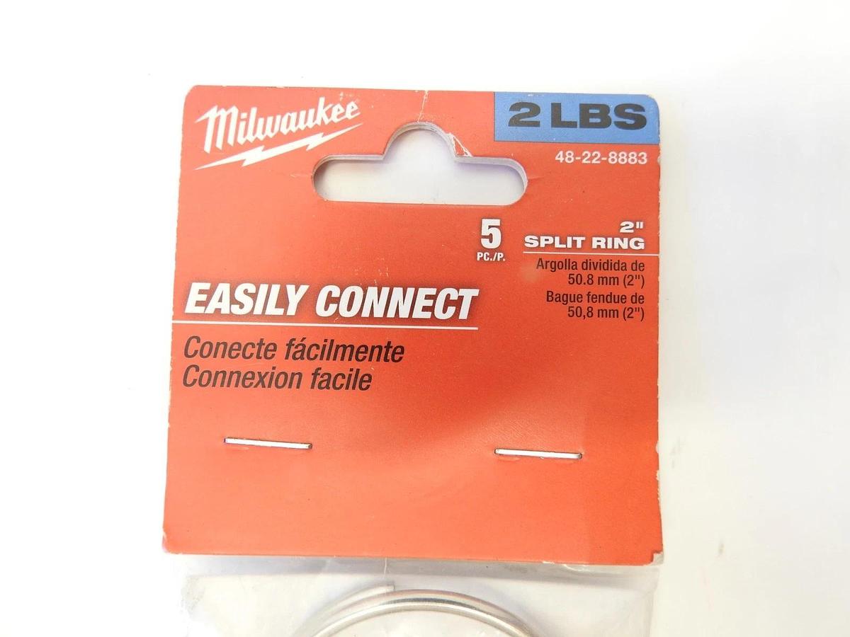Lot Of 5 Milwaukee 48-22-8883 2 lb 2 in. Split Ring