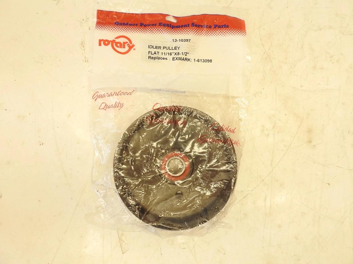 Rotary 13-10397 10397 Flat Idler Pulley Replaces Exmark 1-613098