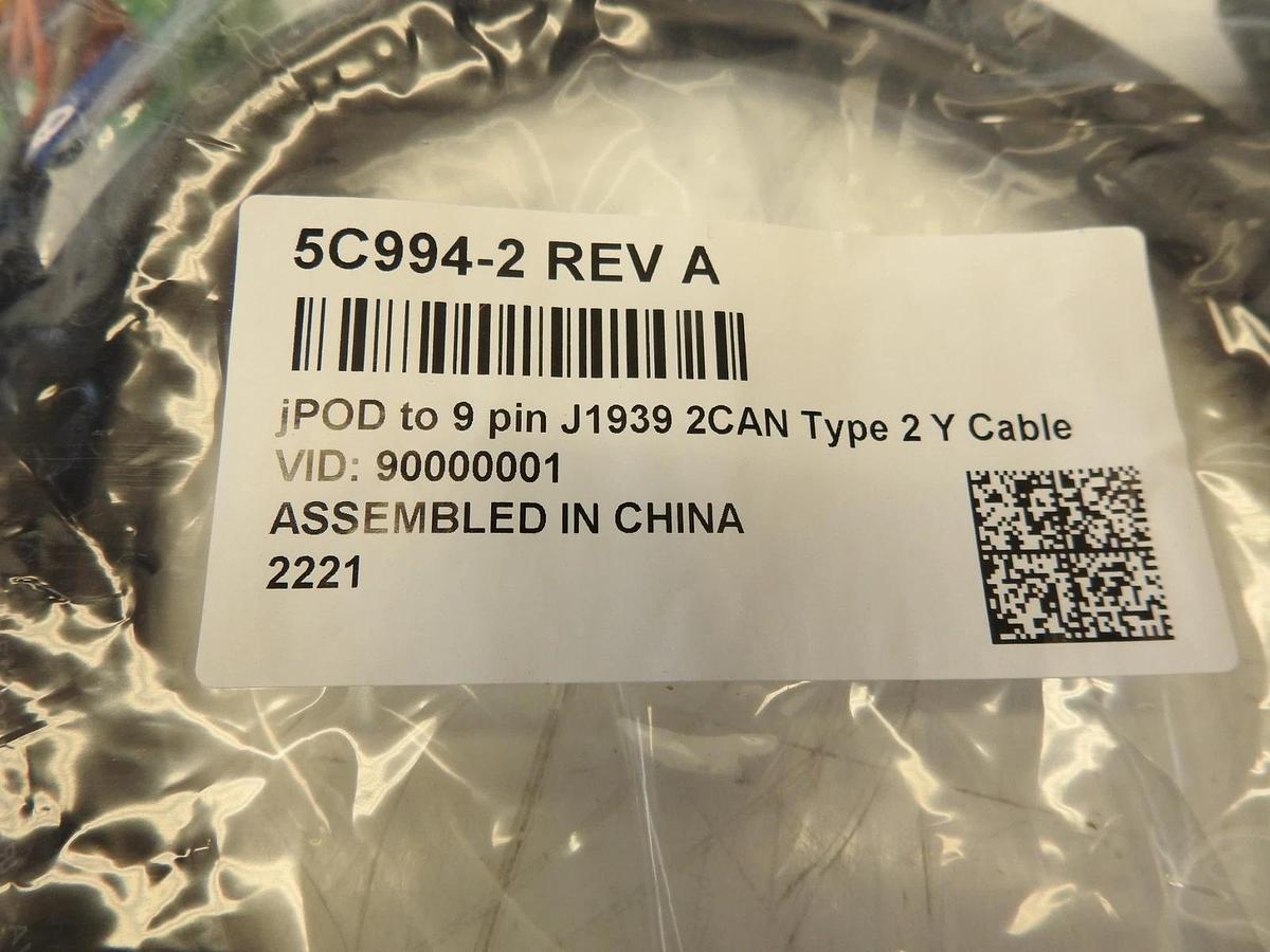 5C994-2 REV A JPOD To 9 Pin J1939 Type 2 connector F39473