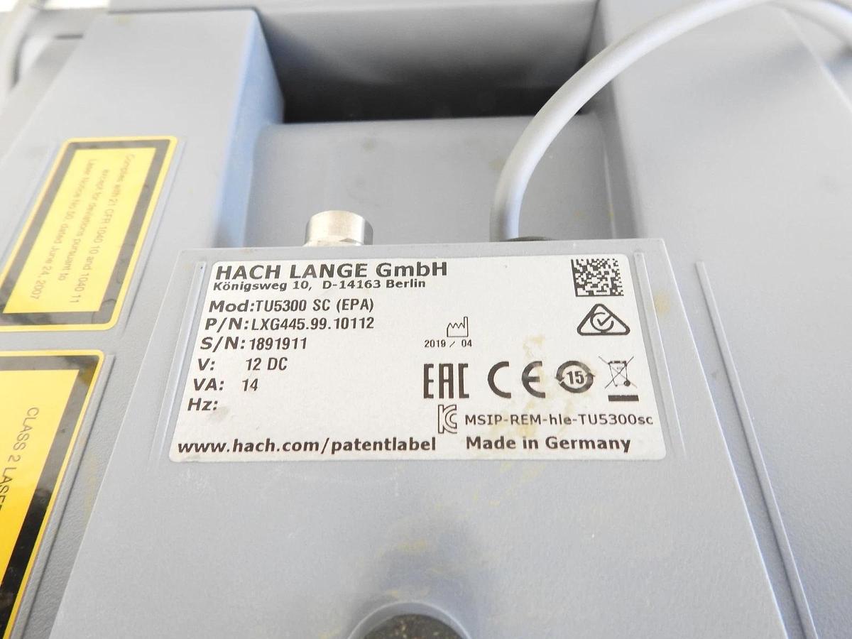 Hach Lange LXG445.99.A1122 TU5300sc Low Range Laser Turbidimeter EPA (S26)
