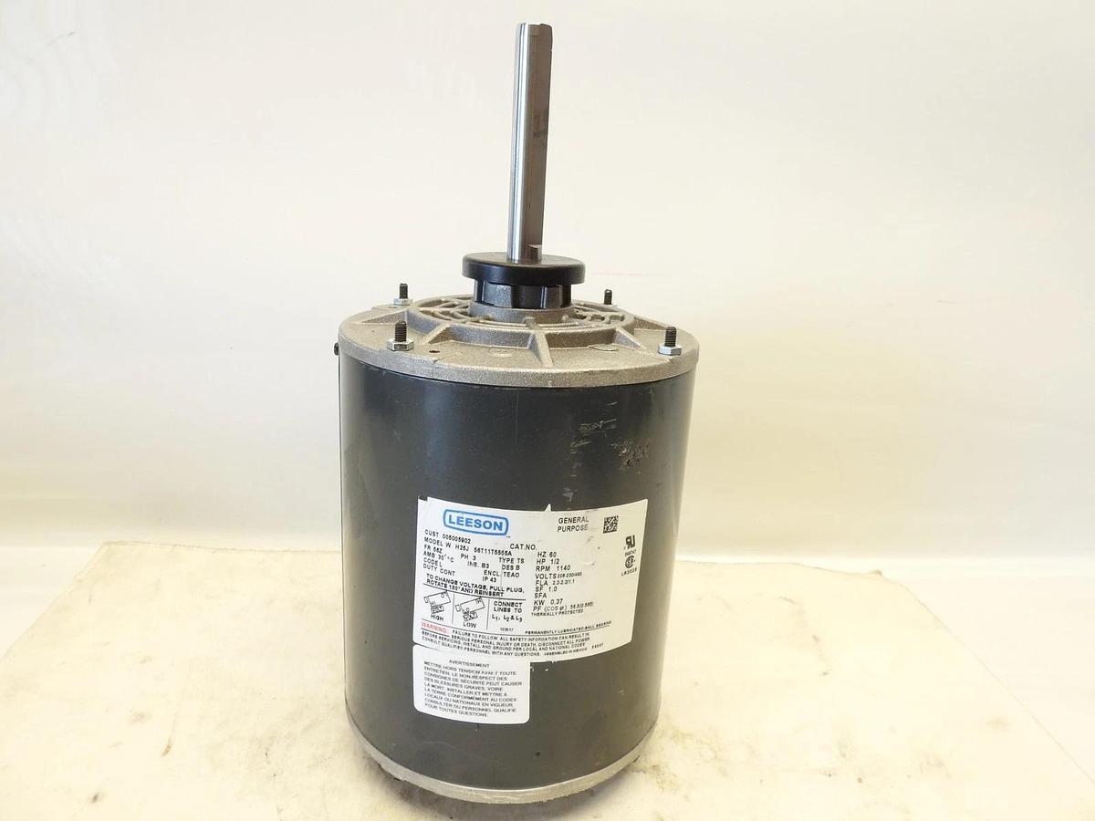 MARATHON, ELECTRIC, 56T11T5555A, MOTOR, HP 1/2, HZ 60, RPM 1140