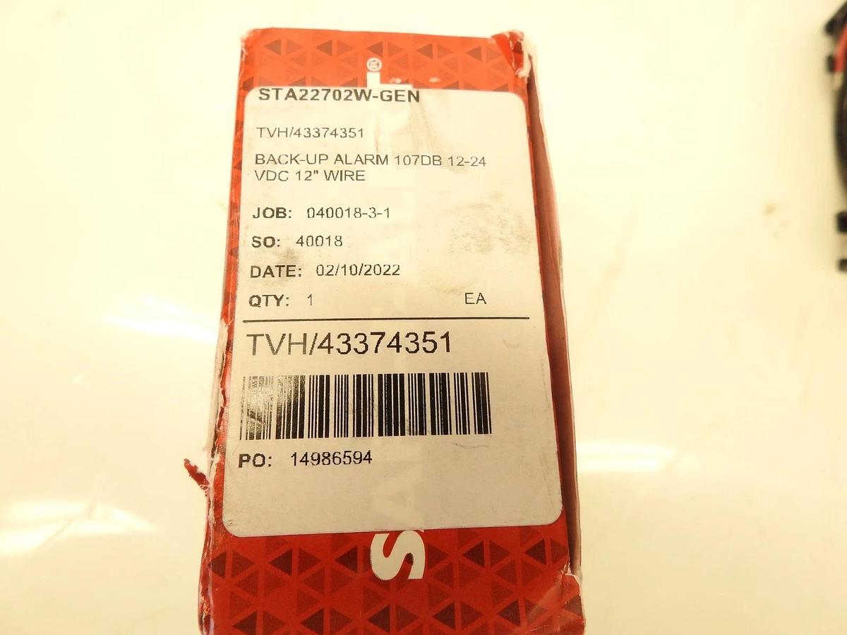 New SAFE-T-ALERT STA22702W 12-24VDC 107dB Alarm