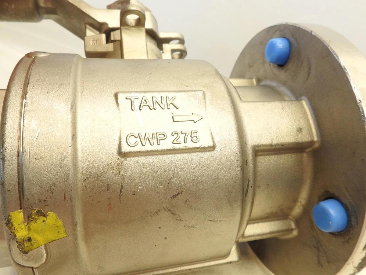 New Genuine Warren CWP275 3" Flanfed Stainless Ball Valve 1000PSI