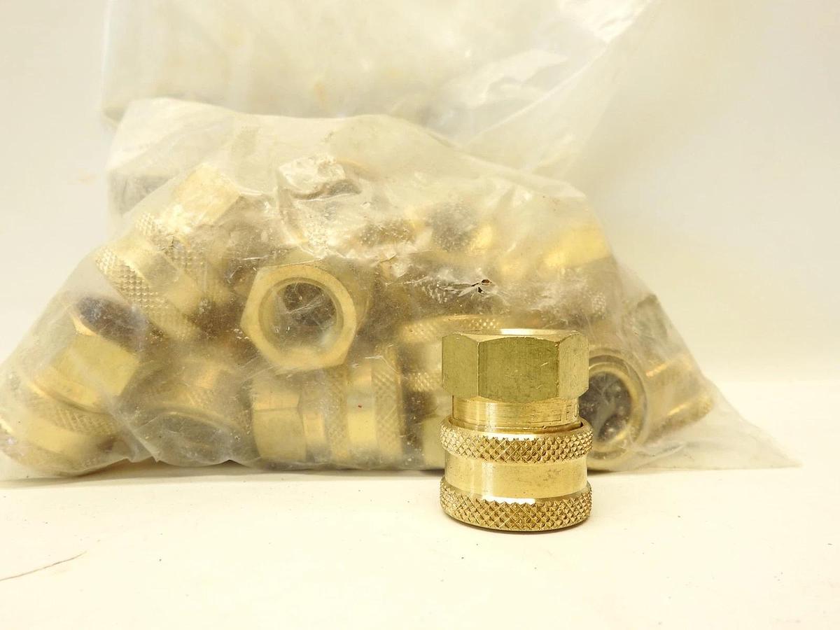 Lot Of 26 Foster 86700085 3/8" Quick Coupler W04-34231-A BRASS