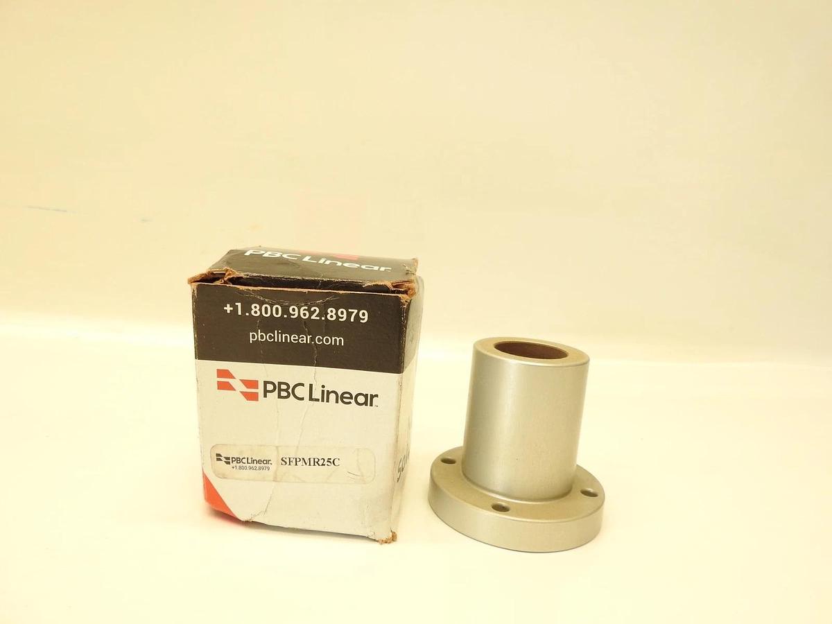 New PBC Linear Plain Linear Bearing - Round Flange SFPMR25C 25mm