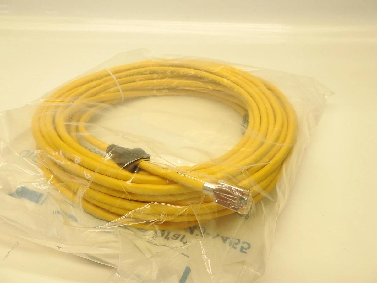 L-COM TRD855SCRY-50 Network Cable Assembly, Cat 5E,Shielded,RJ45/RJ45