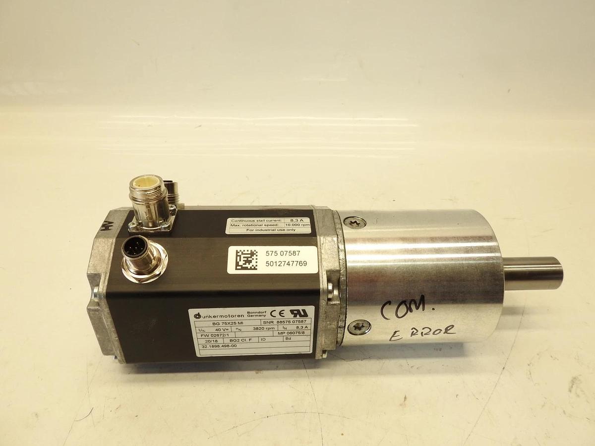 Dunkermotoren BG 75x25 MI Servo Motor 88575 07587 PLG 75LN 88875 01584 3820RPM