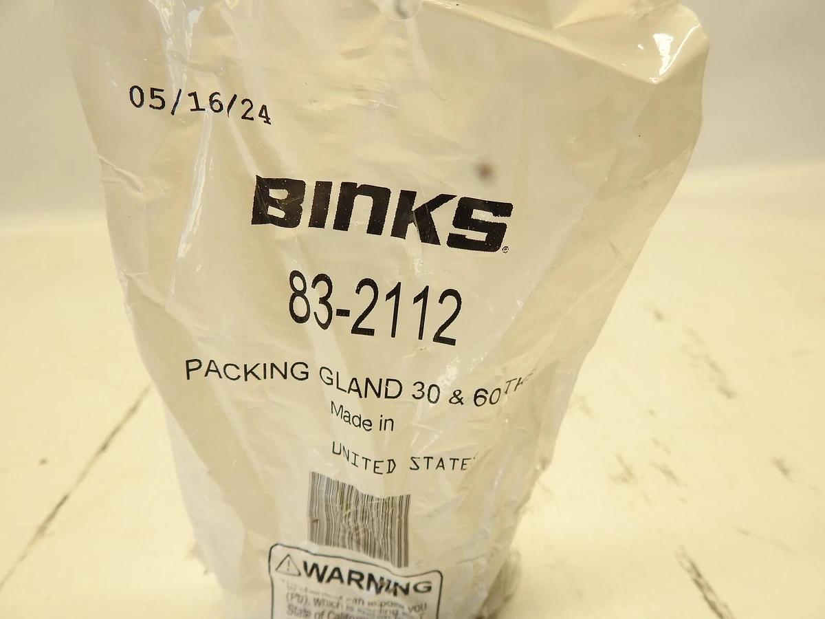 LOT OF 20 GENUINE BINKS 83-2112 PACKING GLAND