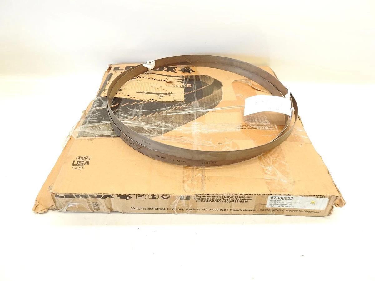 Lenox 57980922 Welded Bandsaw Blade: 10' 10 Long x 3/4" Wide x 18 TPI