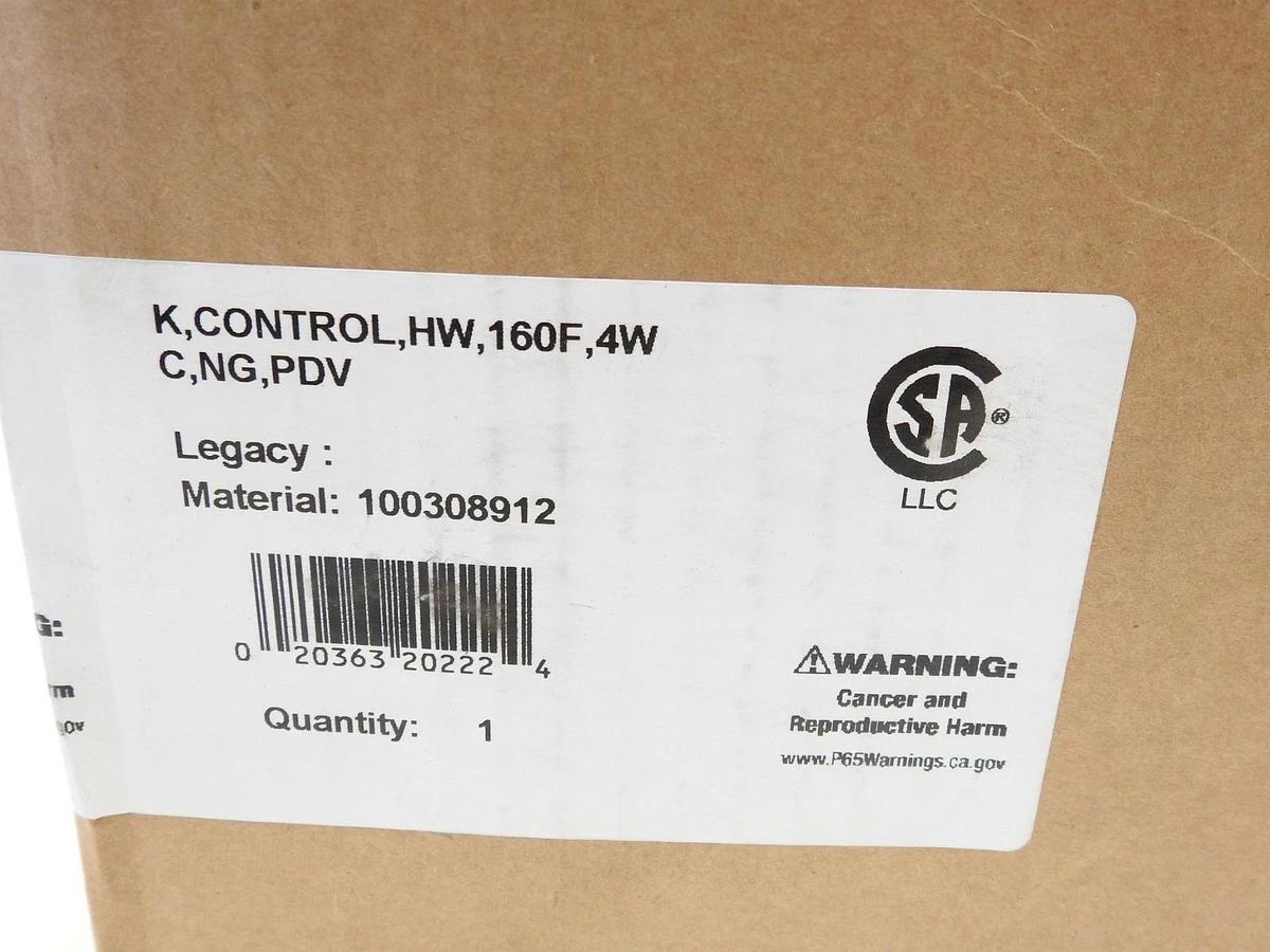 New Oem A.O. Smith 100308912 NG Natural Gas Valve