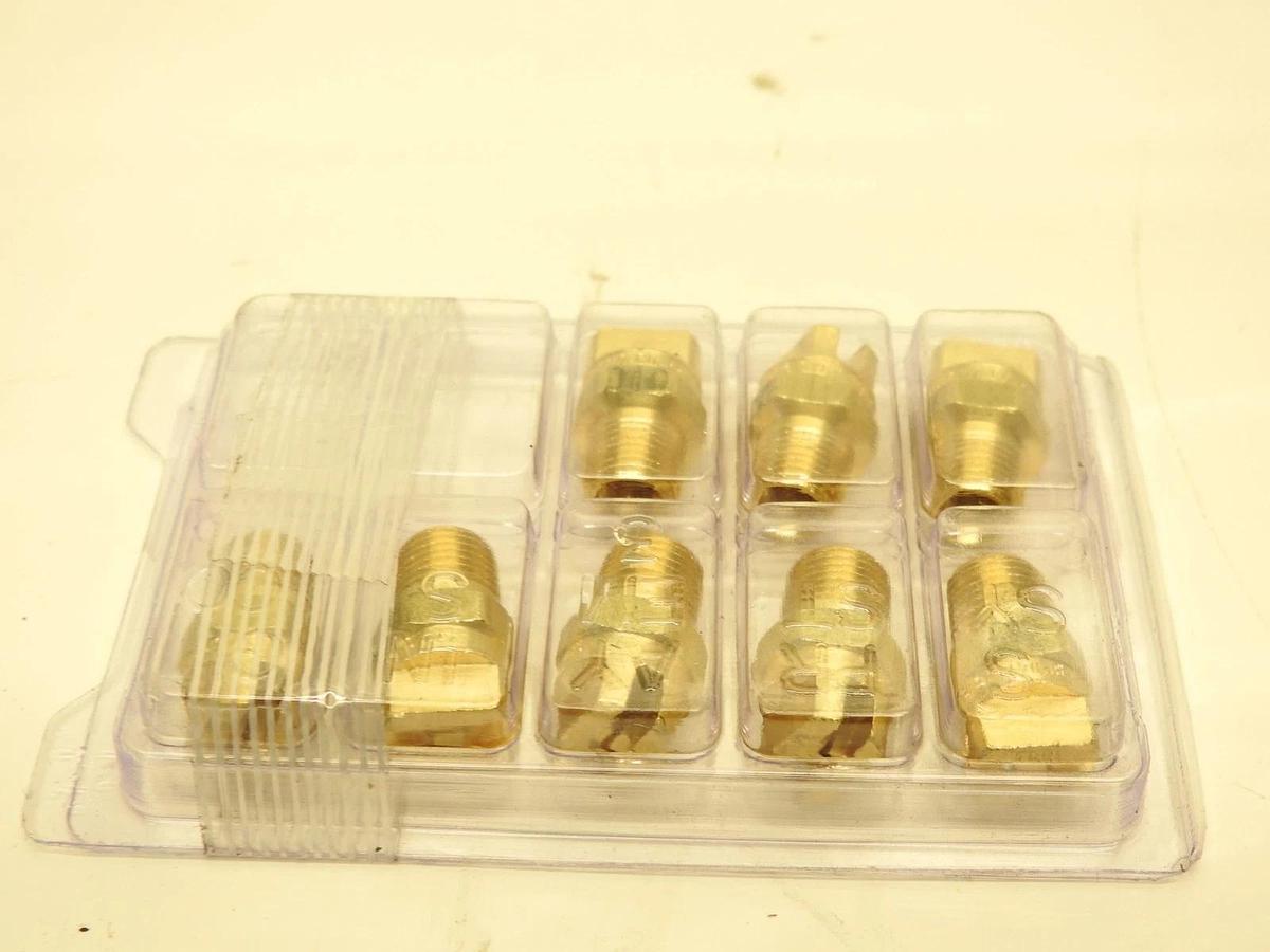 Lot Of 8 Brassjet SSH1/8VV11003 H1/8VV-11003 Spraying System Nozzles