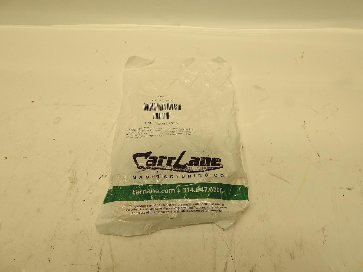 CARR LANE SERRATED ADJUSTABLE EDGE CLAMP, CL 15 SAC, 3" OAL, 3/8-16 SCREW SIZE