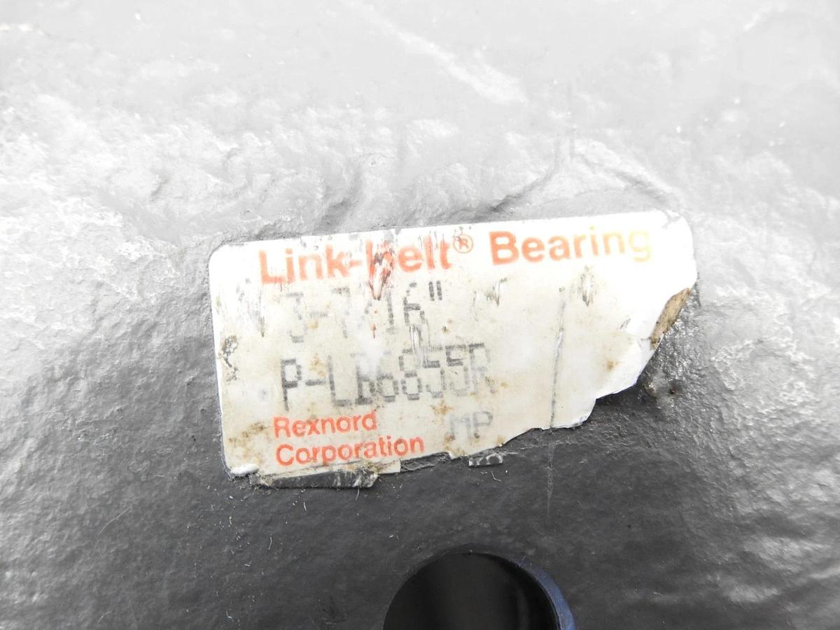 New Oem Link-BELT PLB6855R02LIN 3-7/16" Pillow Block Housing - Two-Bolt Base, Sp