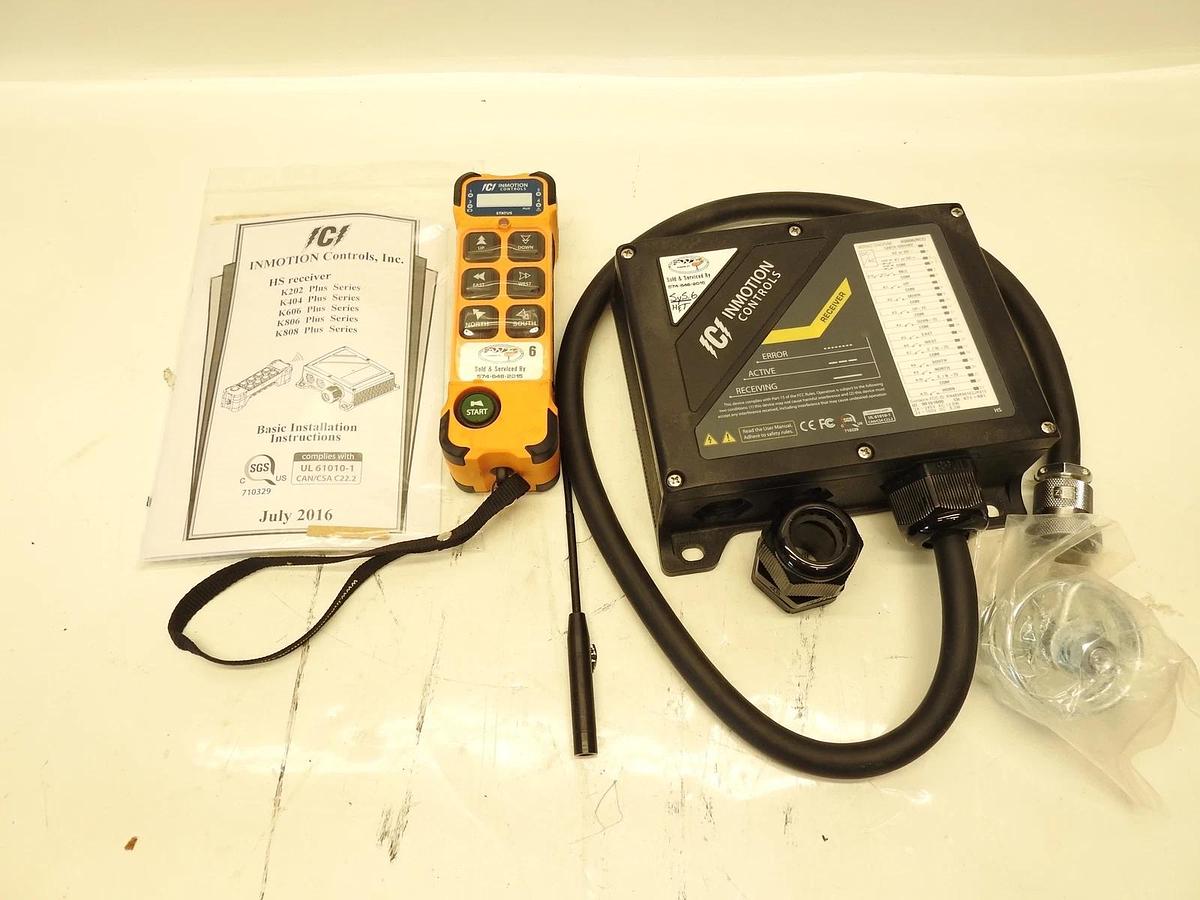 Inmotion Controls HS Receiver K202 Plus Series HS202 (NC2) w/ K606+ Transmitter