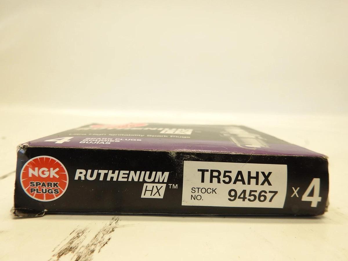 NGK (94567) TR5AHX Ruthenium HX Spark Plug - Set of 4