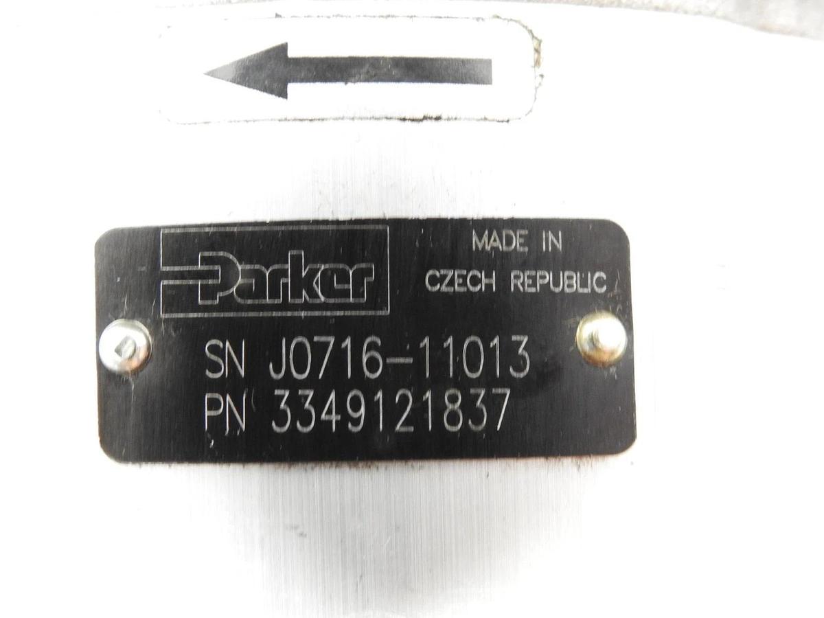 New Genuine Oem Parker 3349121837 Tandem Hydraulic Gear Pump
