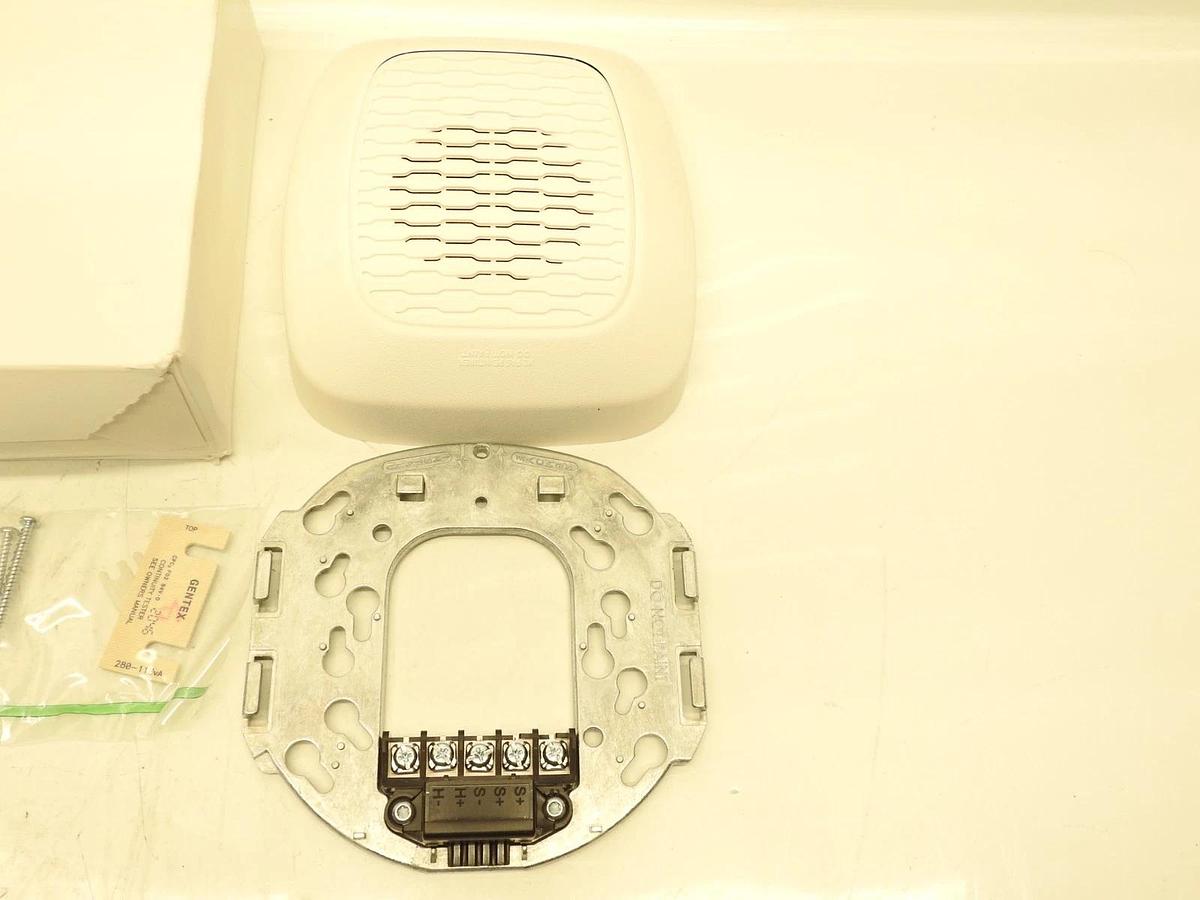 Gentex GHLFW Low Frequency Horn Fire Alarm (904-0530-002) - White 700217039724