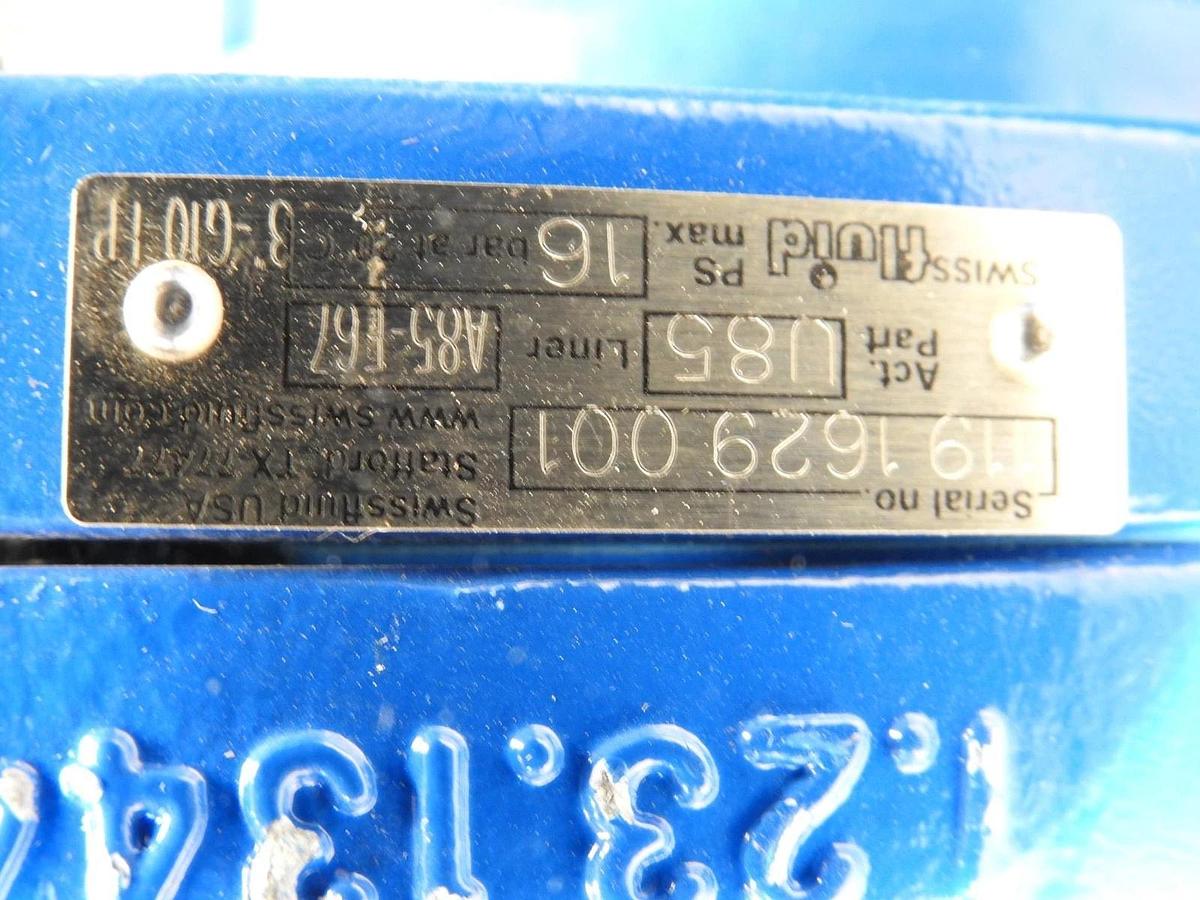 NEW SWISS FLUID 1 1/2" 150 LBS FLANGE U85 A85 PFA LINED SBV BALL VALVE BODY