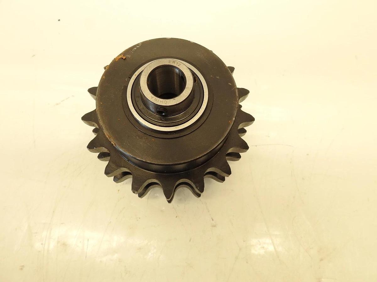 BREWER D60B17F DOUBLE-WIDTH IDLER SPROCKET #60-1 CHAIN PITCH 17 TEETH 1" BORE