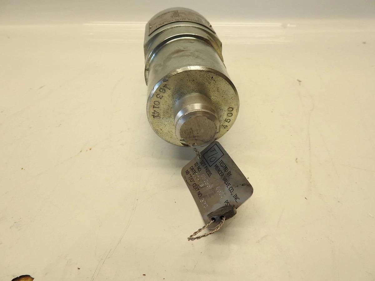 New Mercer Valve - 91-M2C61P1541 - 3/4" Threaded Relief Valve - 4500 psi