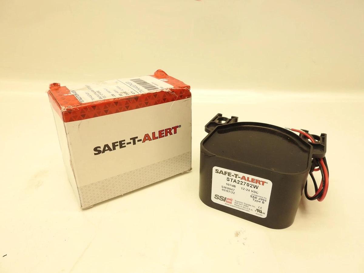 New SAFE-T-ALERT STA22702W 12-24VDC 107dB Alarm