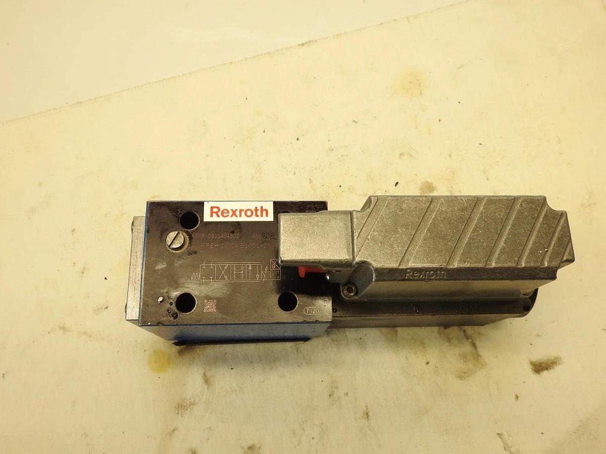 Genuine Rexroth 0811404803 Hydraulic Proportional Valve 4WRPEH-10-C4-B100L-20/G2
