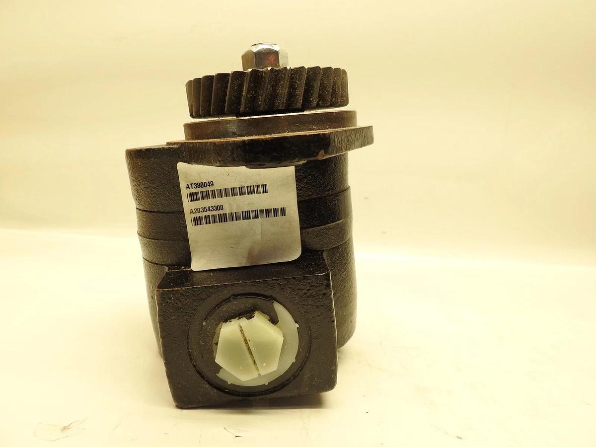 New Genuine Oem John Deere AT380049 Fan Drive Hydraulic External Gear Pump