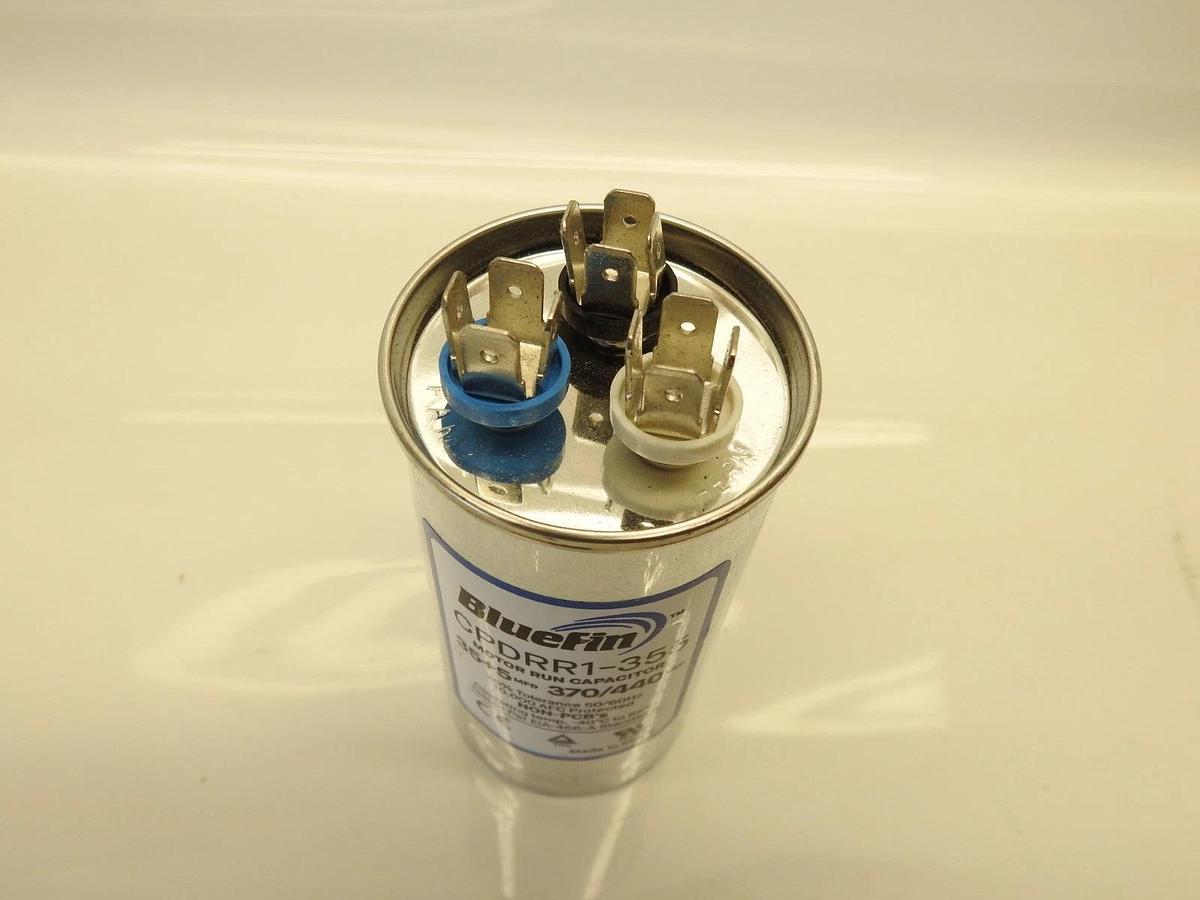 35+5 Capacitor, BlueFin 370/440, HVAC, AC Parts, New, CPDRR1-355, Round,