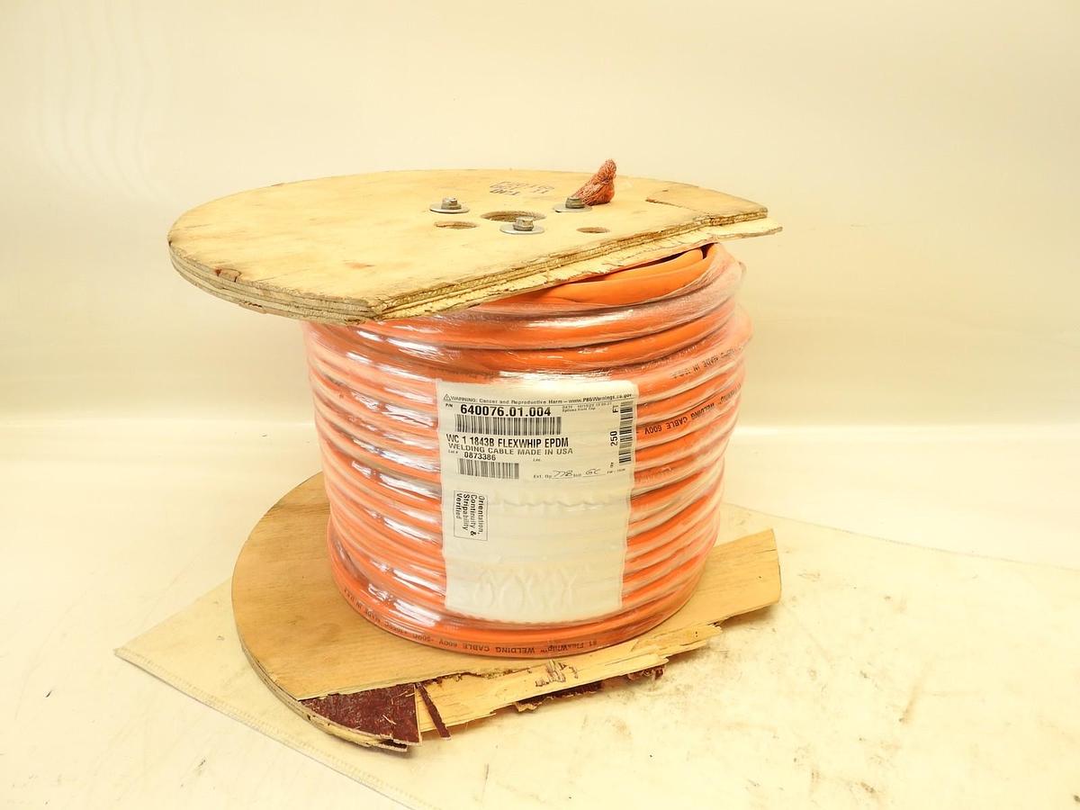 Prostar 1 AWG Weld Cable - 250 ft - Orange | 640076.01.004