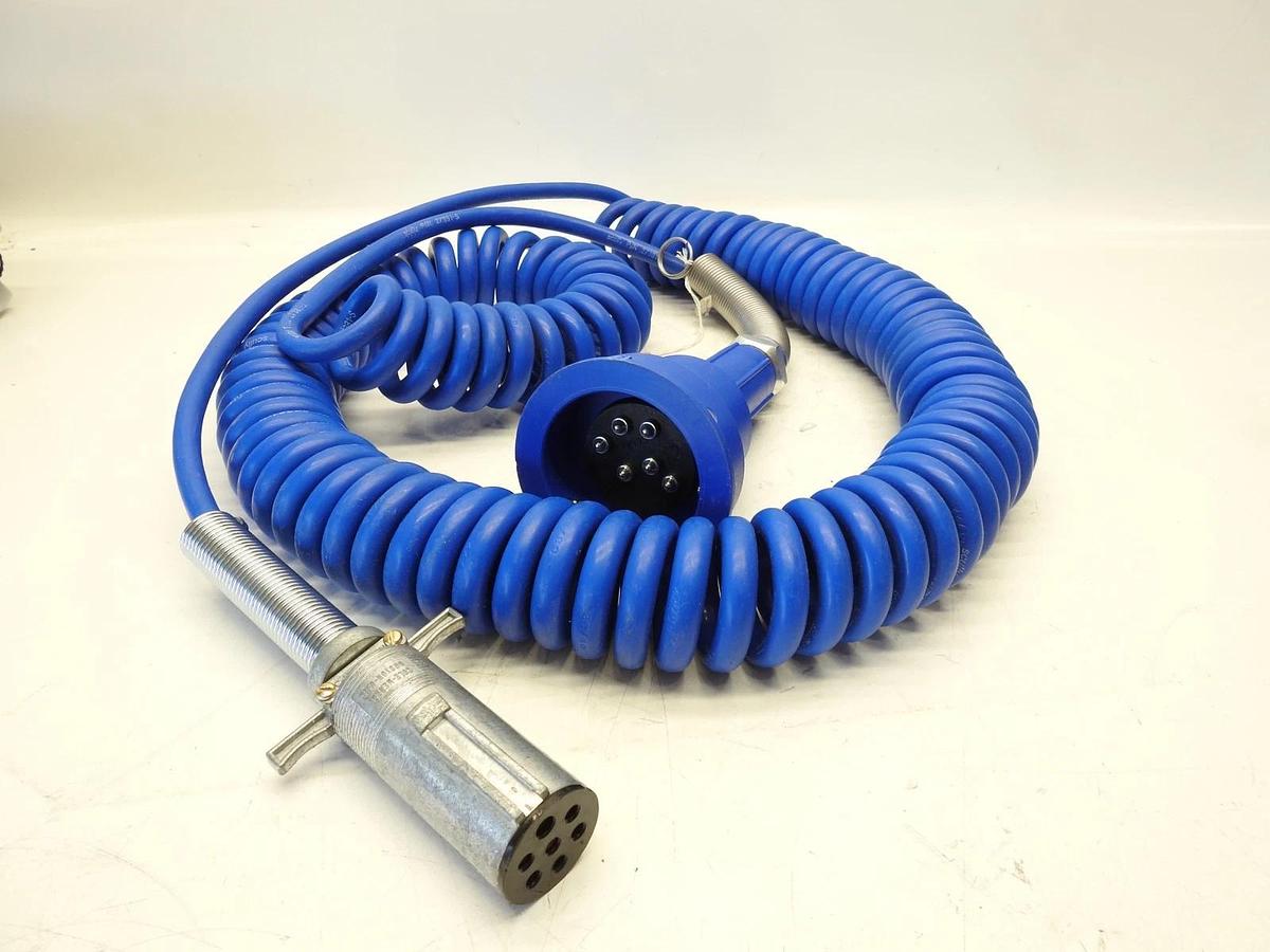 Scully Pull-Away Cord & Plug For Blue Optic System 6 Contact Pins 30FT