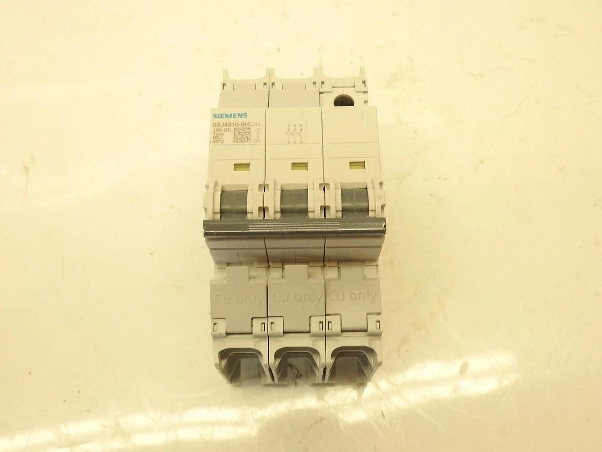 Siemens Miniature Circuit Breaker 3 Pole 240VAC 5SJ4310-8HG41