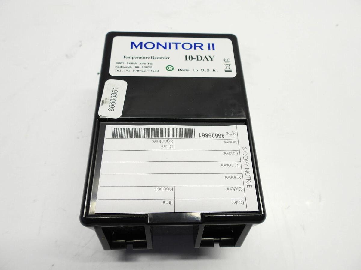 NEW Monitor II 10 day Transit Temperature Recorder