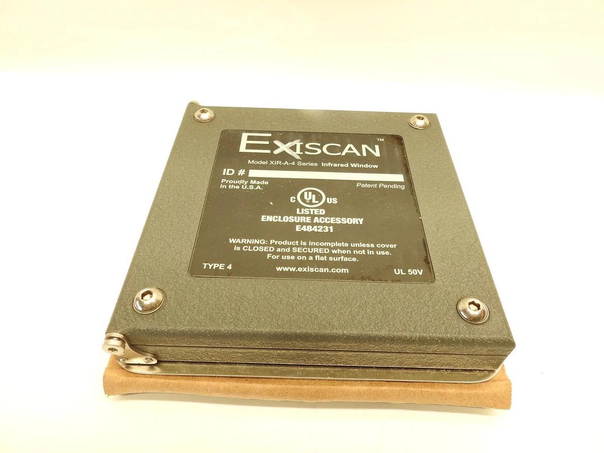 Exiscan Model XIR-A-4 Series Infrared Window Listed Enclosure Accessory E484231