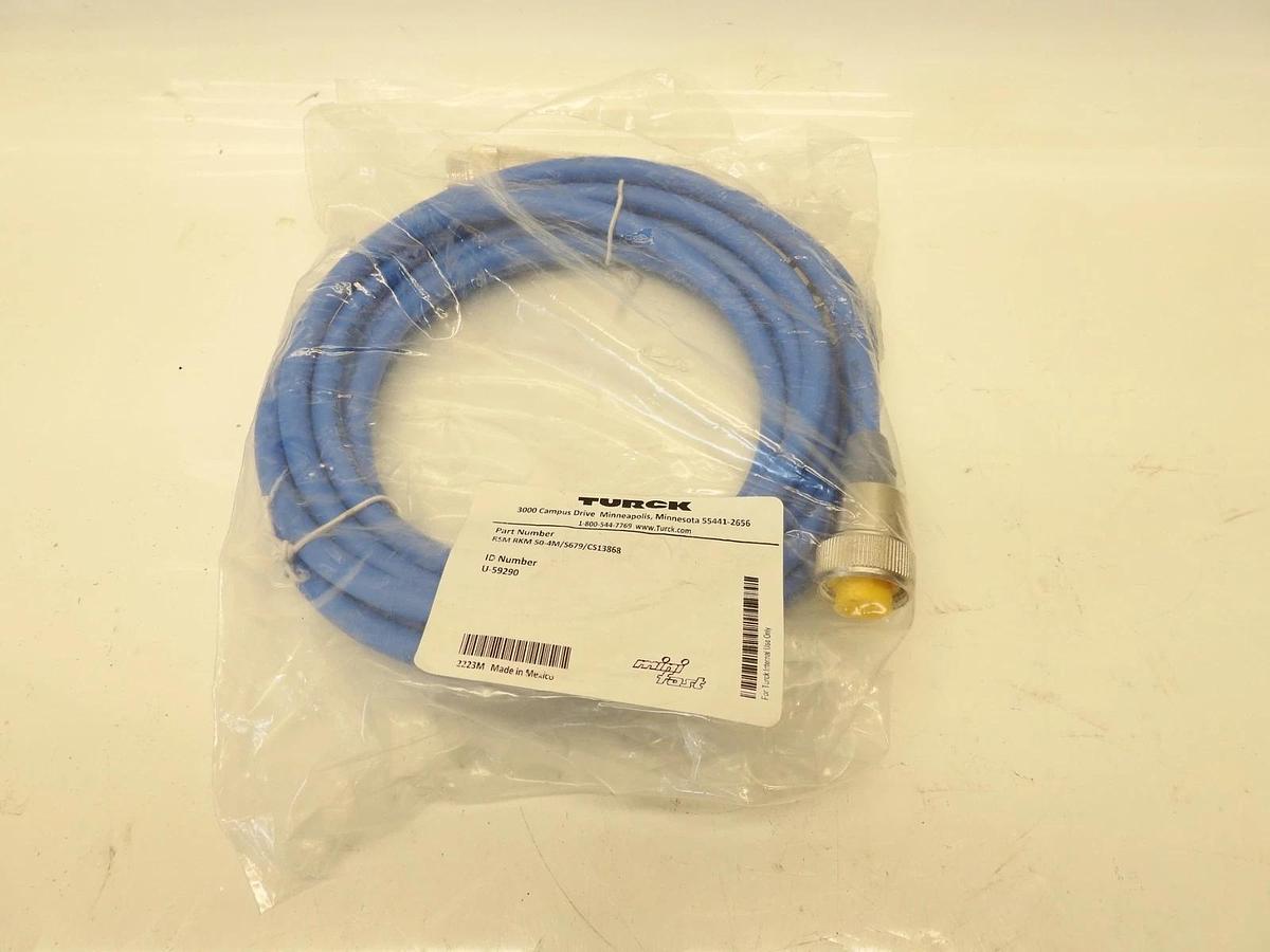 New Turck RSM RKM 50-4M/S679/CS13868 U-59290