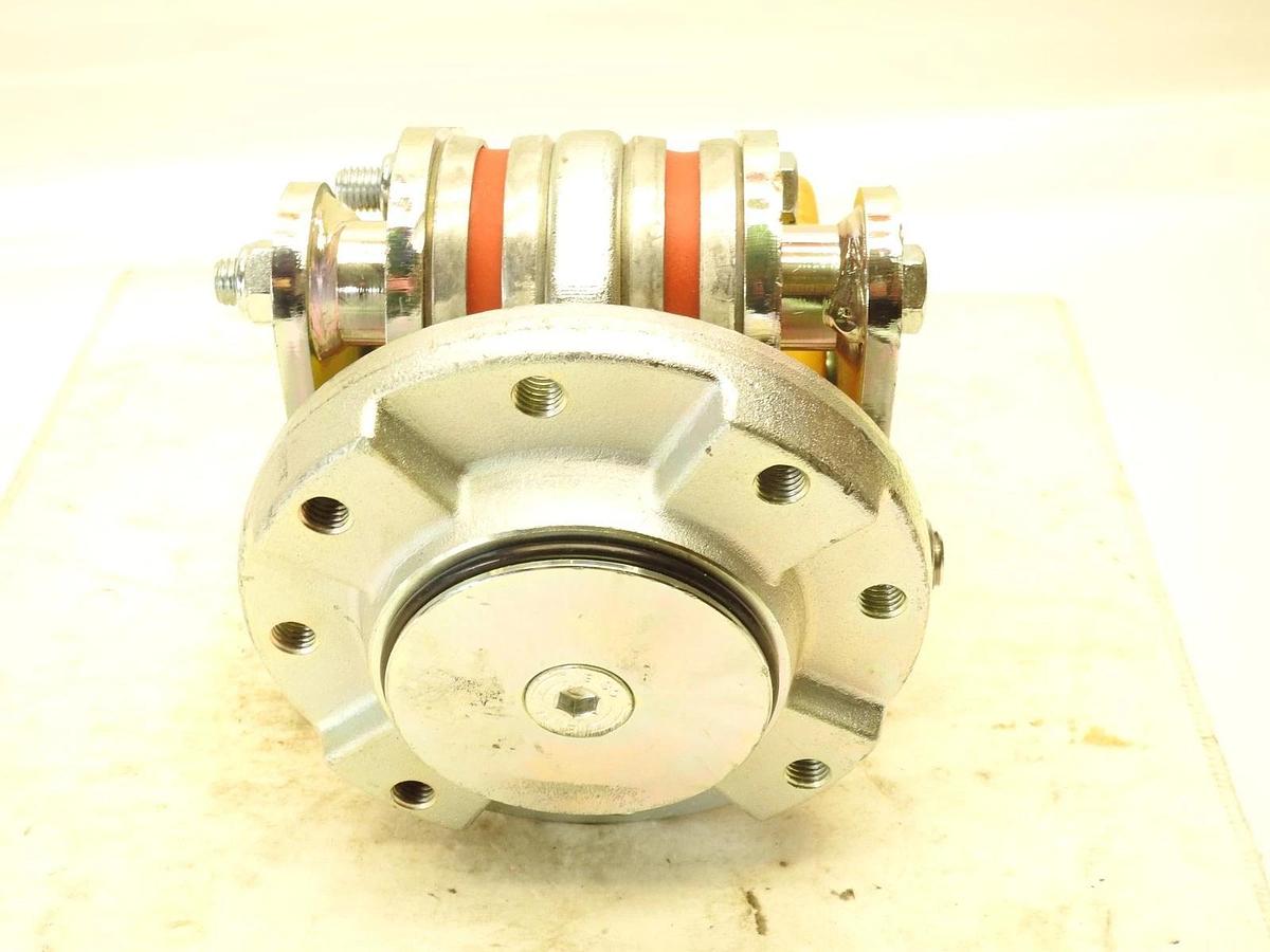 CROWN FORKLIFT PALLET JACK DOUBLE DUAL CASTER WHEEL 847350-640-12-3 51-2023 NEW