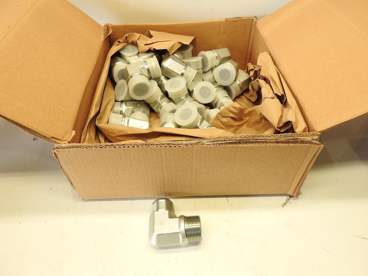 Lot of 20 EATON HYDRAULIC ELBOW, 90° ANGLE, 1-5/8 x 1-5/8 MALE