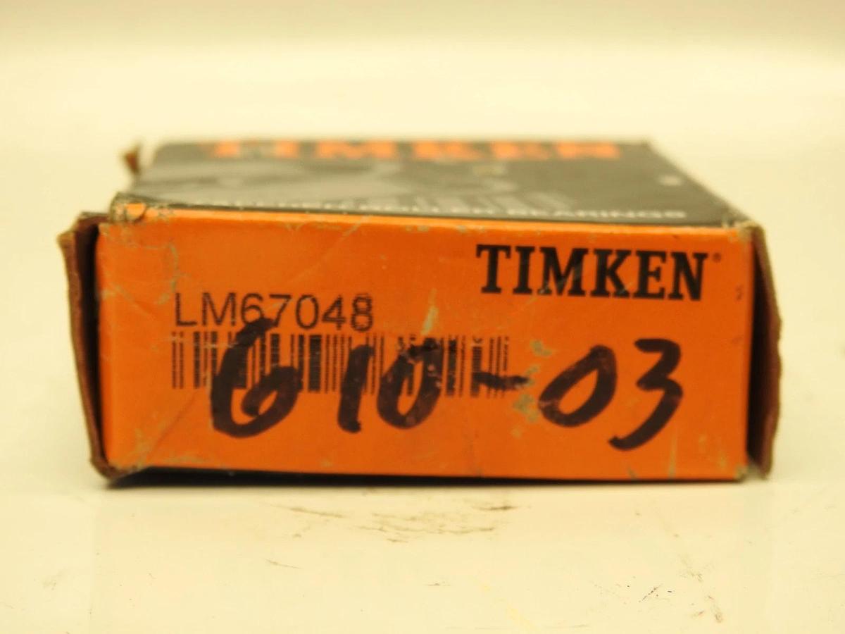 Genuine Timken Tapered Roller Bearing LM67048-20082 C-7