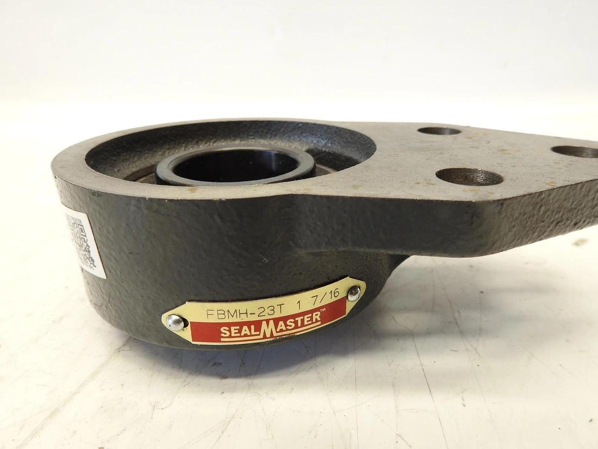 SEALMASTER FBMH-23T Flange-Mount Ball Bearing Unit - 3-Bolt Bracket, 1-7/16 in