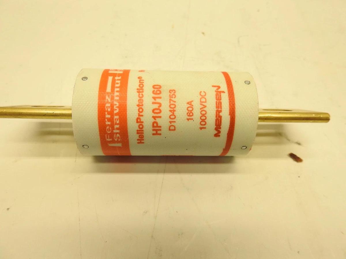 Ferraz Shawmut HP10J160 HelioProtection Photovoltaic Fuse 160A 1000Vdc Type gPV