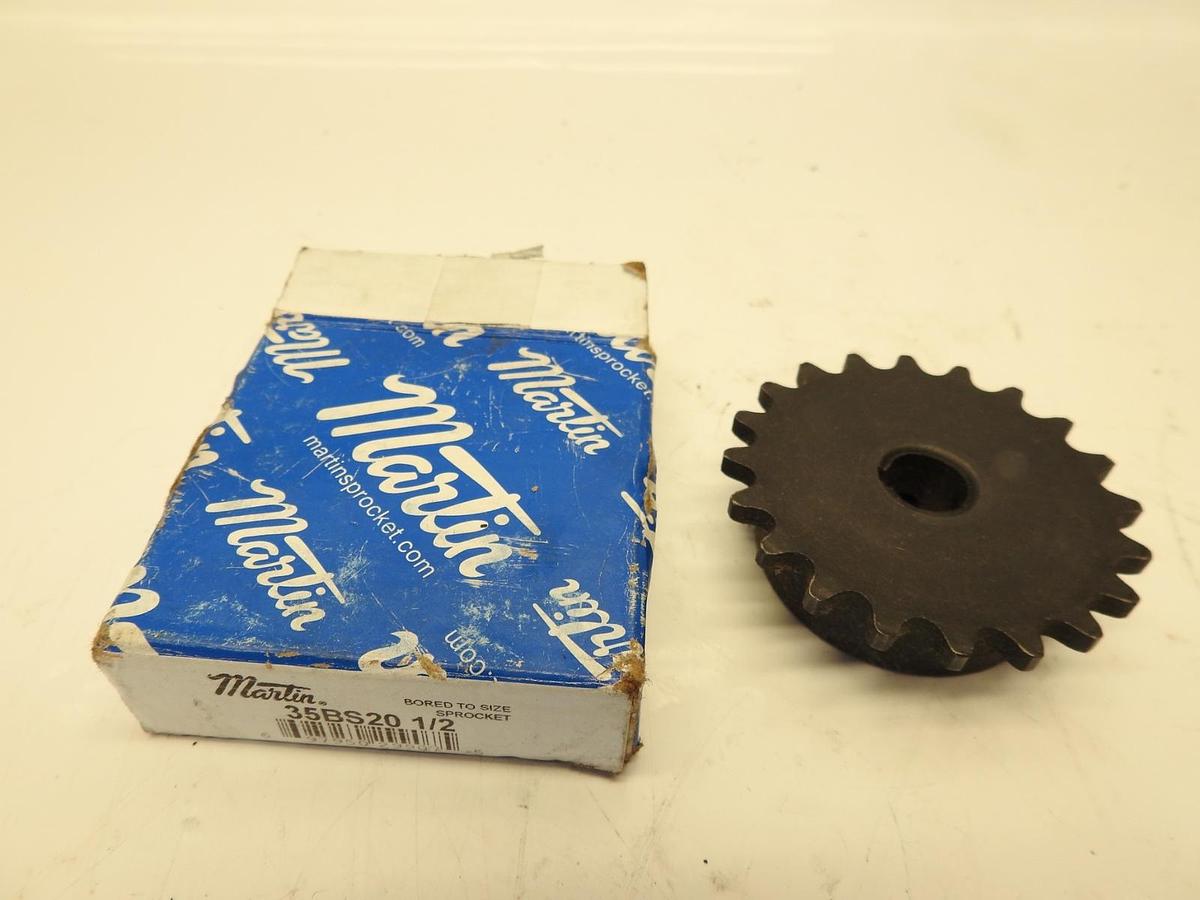 Martin 35BS20 1/2 Sprocket, 1/2" Bore, 20 Teeth, 2.5930" Outer Diameter - NEW