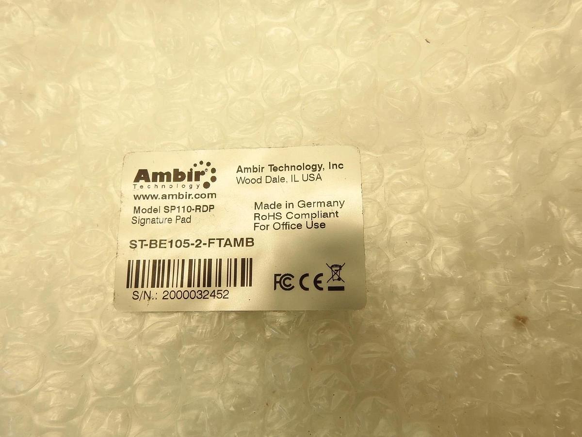 Ambir Technology SP110-RDP Ambir Imagesign Pro 110 Monochrome Electronic
